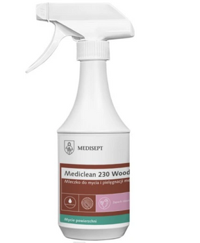 Mediclean 230 Leche limpiadora y conservante para superficies de madera 500 ml Medisept