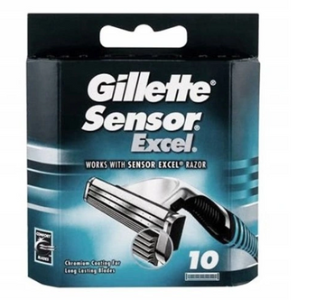 Cartucho de maquinilla Gillette Sensor Excel 10 uds.