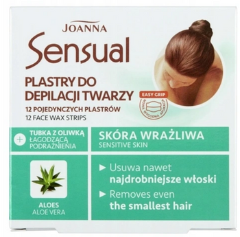 Joanna Sensual Krem Do Depilacji Ciała Delikatne Wrażliwe Miejsca 100 g Mleczko Owsiane