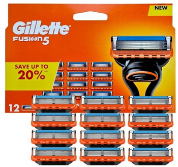 Recambios de cuchillas Gillette Fusion 5 12 uds