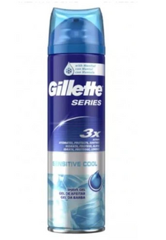 Gel de afeitar Gillette Series Cooling Sensitive para hombre 200 ml