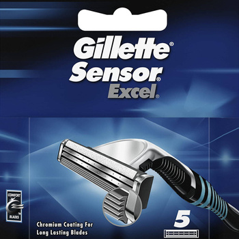 Cartucho de maquinilla Gillette Sensor Excel 5 uds.