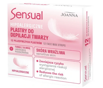 Joanna Sensual Krem Do Depilacji Ciała Delikatne Wrażliwe Miejsca 100 g Mleczko Owsiane