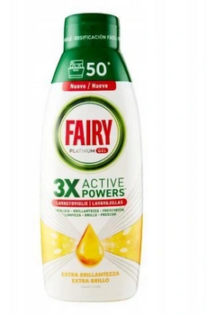Fairy Platinum Gel Lavavajillas Extra Brillo Limón 900 ml