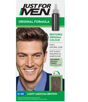 Szampon Just For Men Castaño Claro Medio H30 tinte Castaño Claro Medio 60g